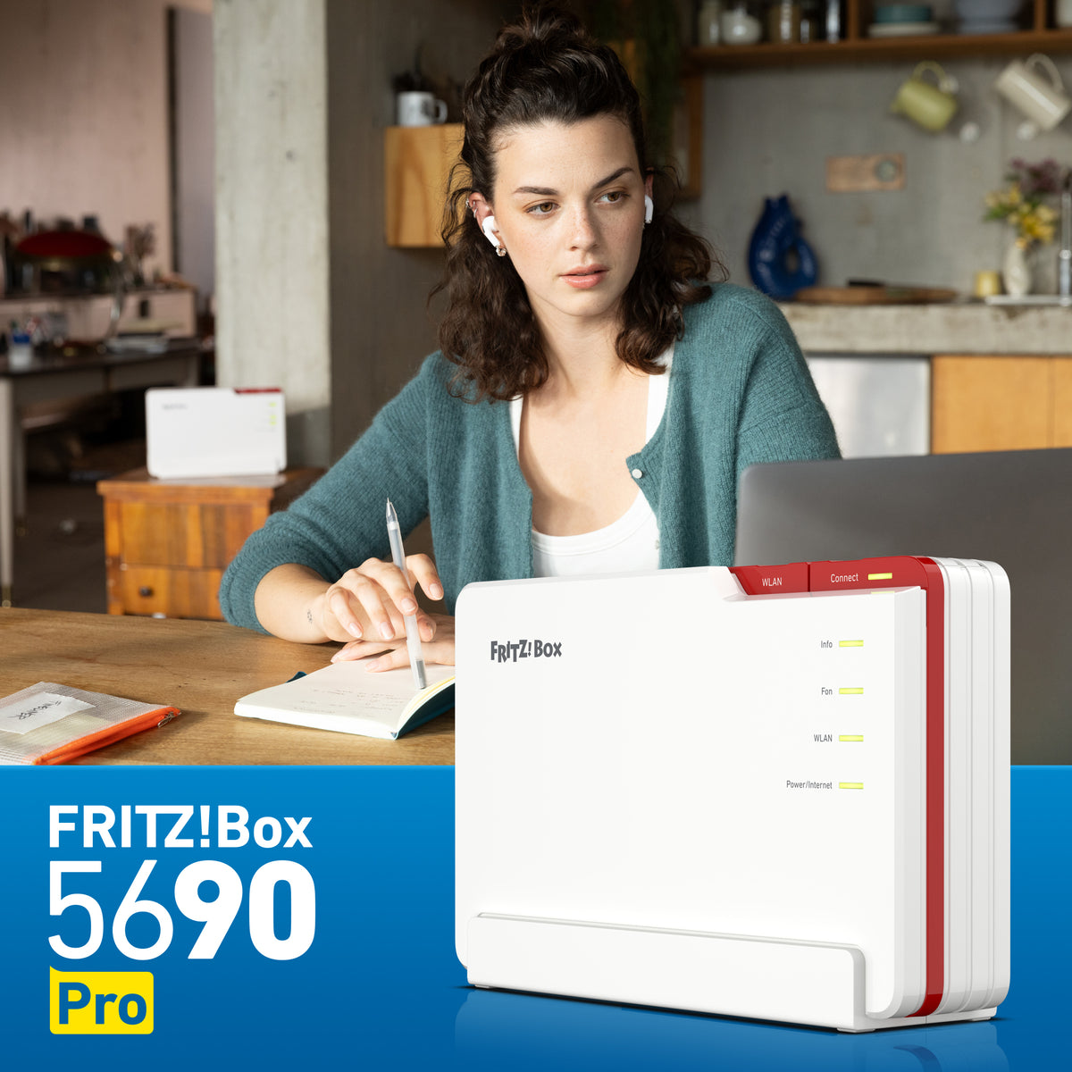 Router Fritz!Box 5690 Pro WiFi7 1x2,5Gb WAN 4xGb L - imagem 11