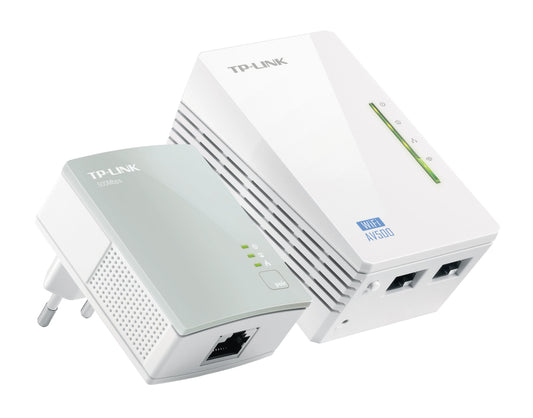 Adaptador de Rede TP-LINK TL-WPA4220 KIT Powerline Extensor AV600