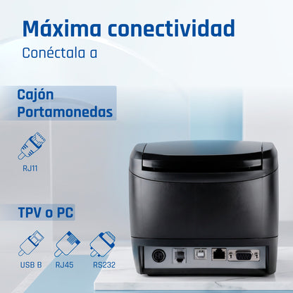 Impressora iggual térmica TP7001 USB+RS232+RJ45 - imagem 10
