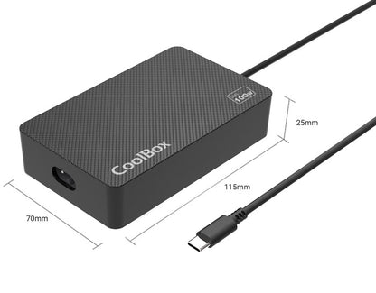 Carregador para Portátil CoolBox GAN USB-C 100W - imagem 8