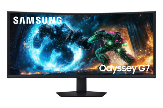 Monitor Gaming Ultrapanorámico Curvo Samsung Odyssey G7 S40FG756EU 40"/ 5K2K/ 1ms/ 180Hz/ VA/ Regulable em altura/ preto