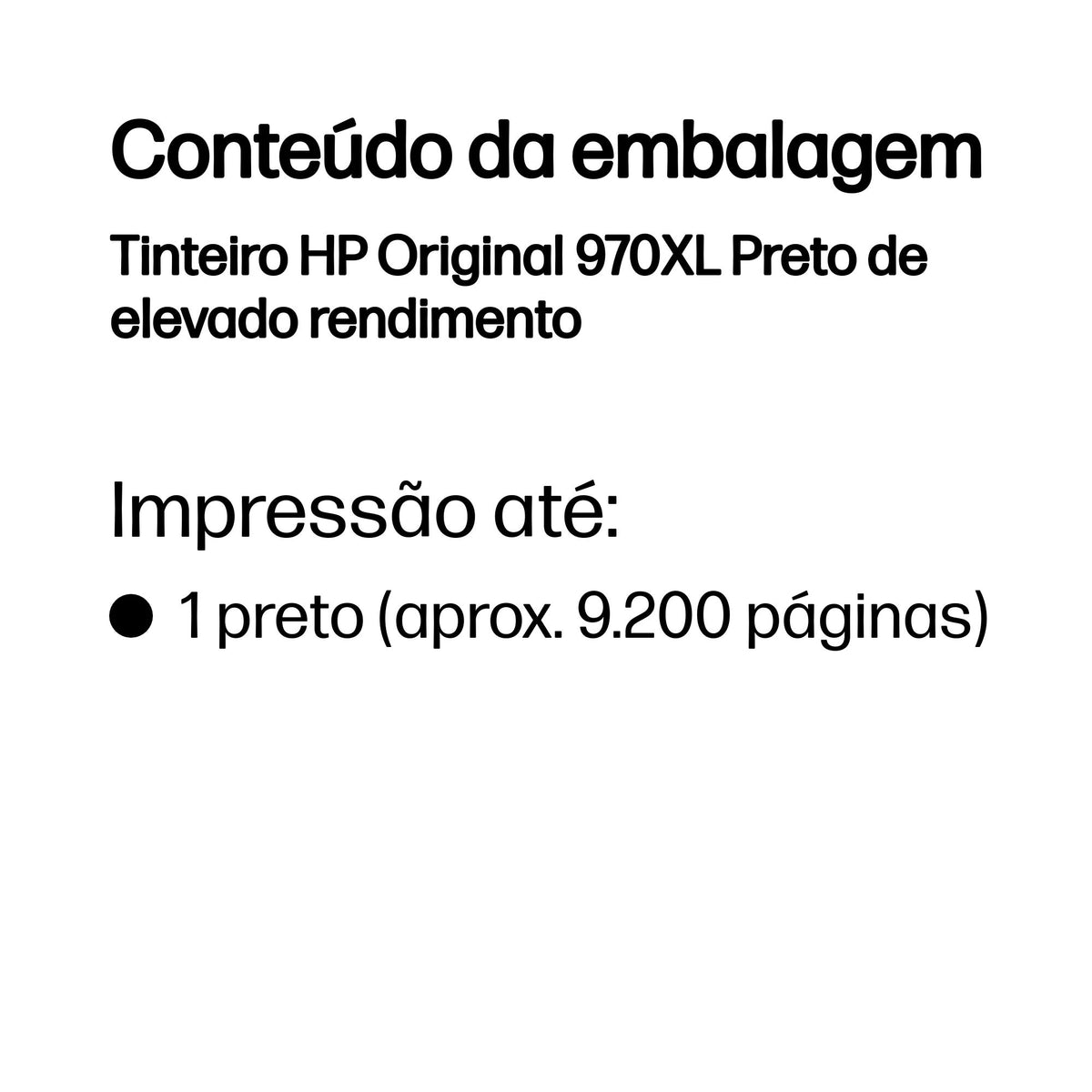 HP Ink 970XL / CN625AE preto XL - imagem 4