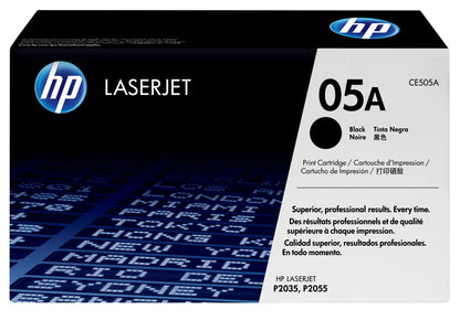 HP toner CE505A Preto