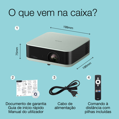 Projetor Epson EF-61G WXGA 700L LCD 1080p verde - imagem 12