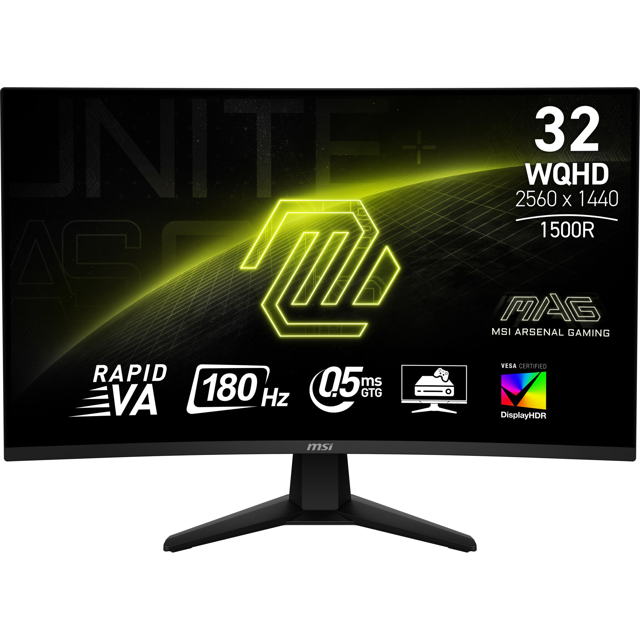 Monitor MSI MAG32CQ6F 31.5" WQHD 180Hz HDMI cur