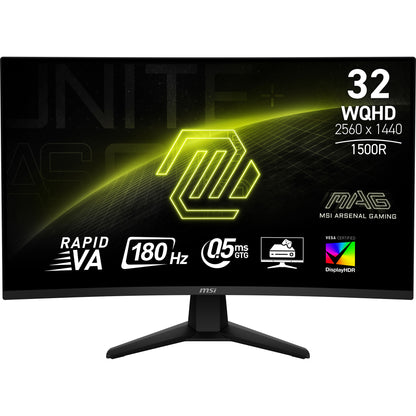 Monitor MSI MAG32CQ6F 31.5" WQHD 180Hz HDMI cur