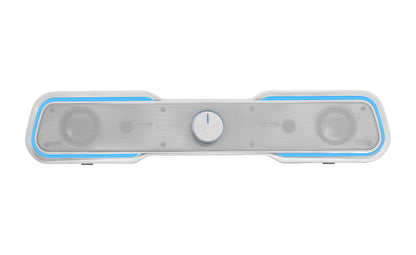 Coluna MARS de jogos Colunas MSBXW Usb jack bt 5.0 branco - imagem 7