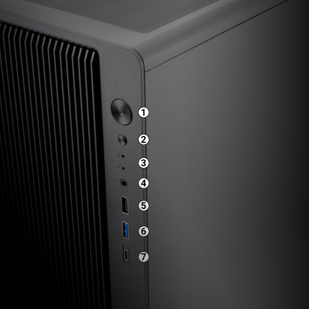 Caixa de Computador Coolbox Caja Gaming MATX GM350 DARKFACE USB-C 3.2 - imagem 13