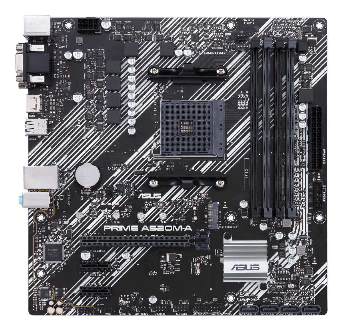 Asus Placa Base PRIME A520M-A II CSM mATX AM4 - imagem 6