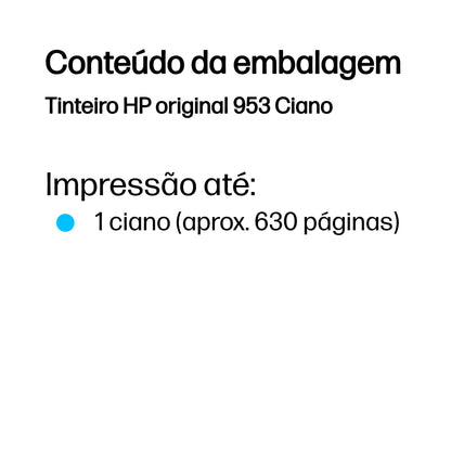 HP Ink 953 / F6U12AE Cyan - imagem 4