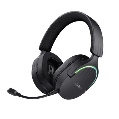 Auscultadores de jogos sem fios com microfone Trust Gaming GXT 491 Fayzo/ Bluetooth/ Jack 3.5/ Preto