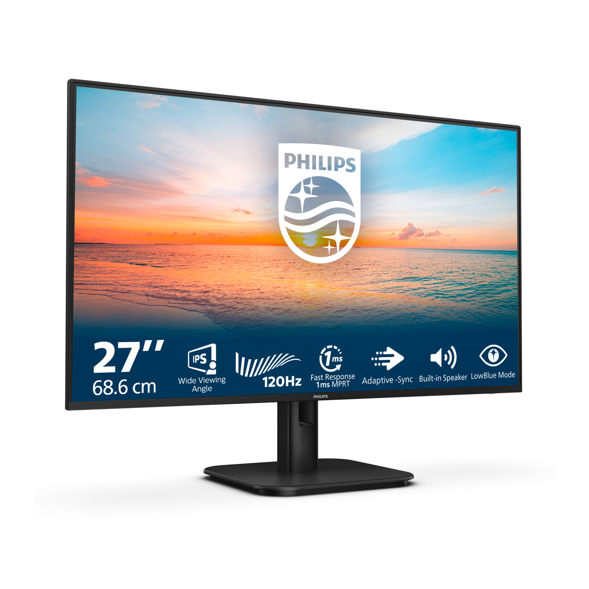 Monitor Philips 27E1N1200A 27"IPS FHD 120hz 1ms MM - imagem 8