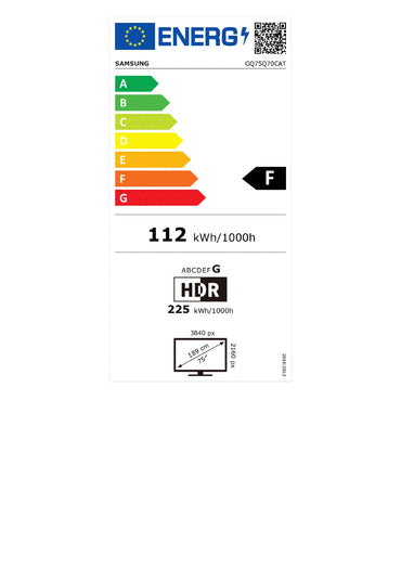 Samsung GQ75Q70CATXZG 75" QLED 4K Smart TV Titan Gray