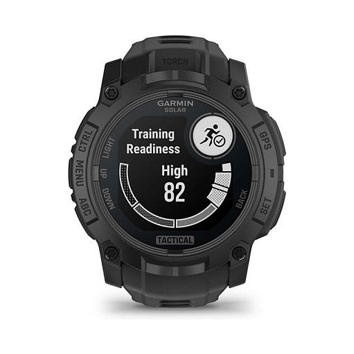 Garmin Instinct® 3 Solar Tactical Edition 50mm black mit Silikon-Wechselarmband 26 mm black - Garmin