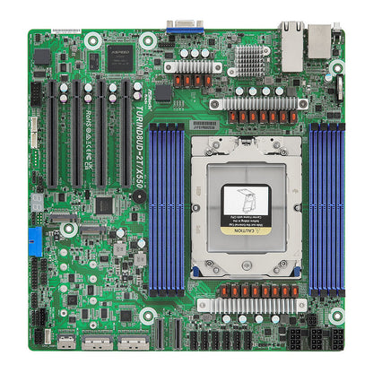 Motherboard ASRock Motherboard TURIND8UD-2T / X550 Deep Micro-ATX Sockel SP5 Single - ASRock
