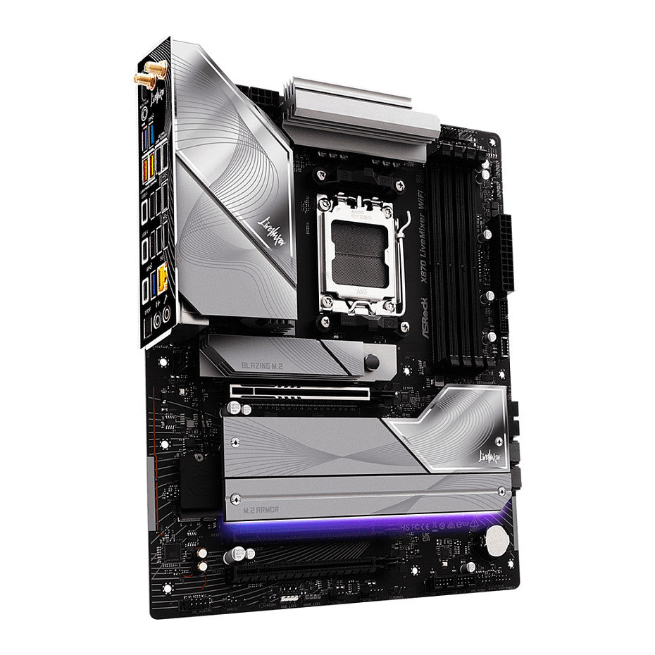 Motherboard ASRock X870 Livemixer WiFi AM5 ATX HDMI / USB-C DDR5 - ASRock