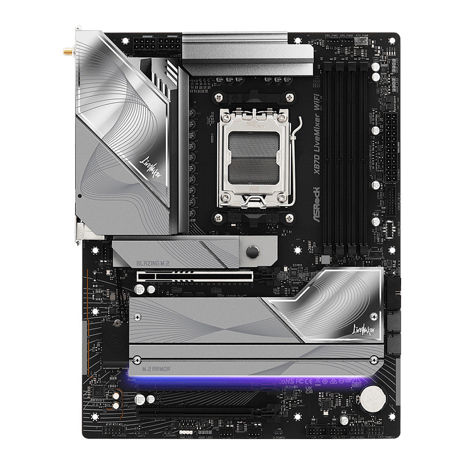 Motherboard ASRock X870 Livemixer WiFi AM5 ATX HDMI / USB-C DDR5 - ASRock