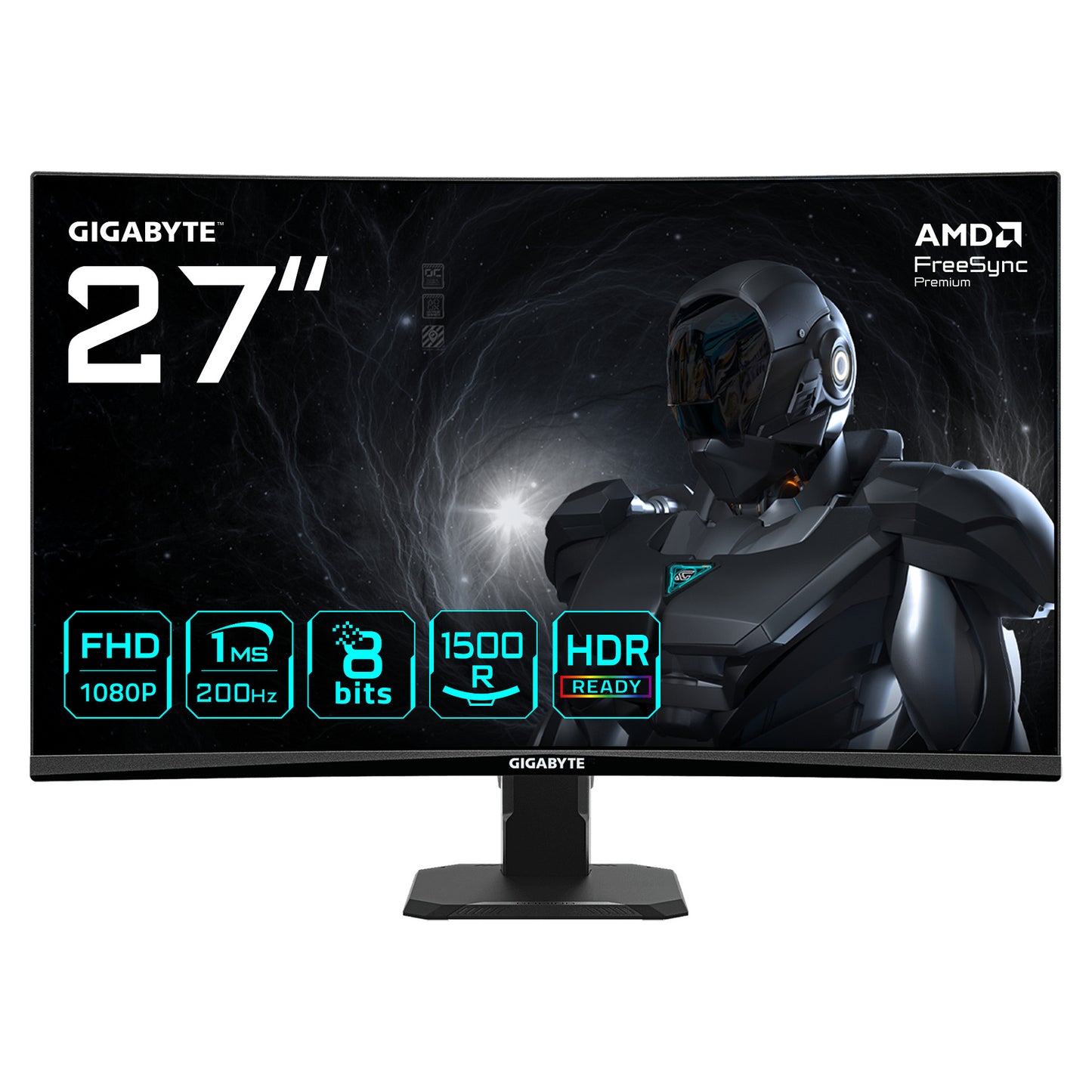 Monitor Gaming Gigabyte GS27FCA 27'' Curvo