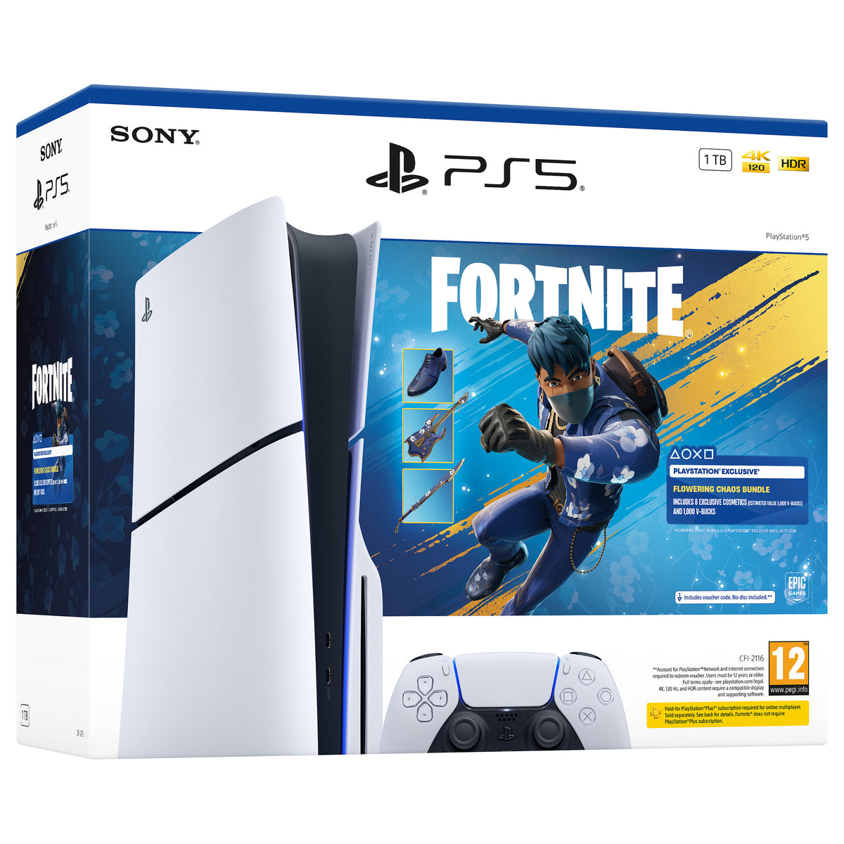Consola SONY PlayStation 5 - Fortnite Flowering Chaos Bundle - SONY