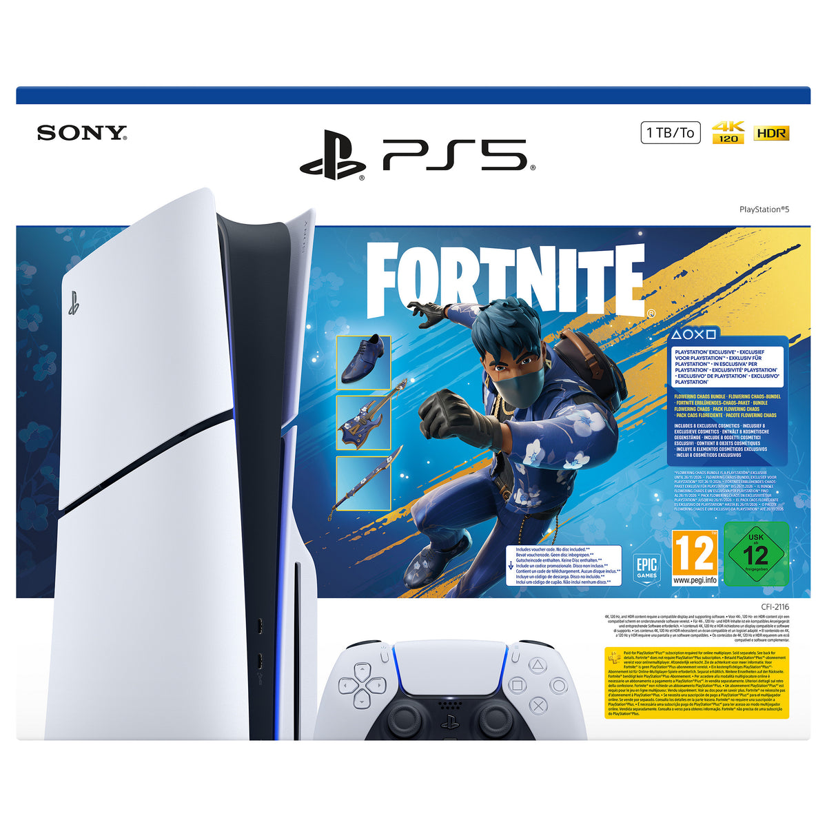 Consola SONY PlayStation 5 - Fortnite Flowering Chaos Bundle - SONY