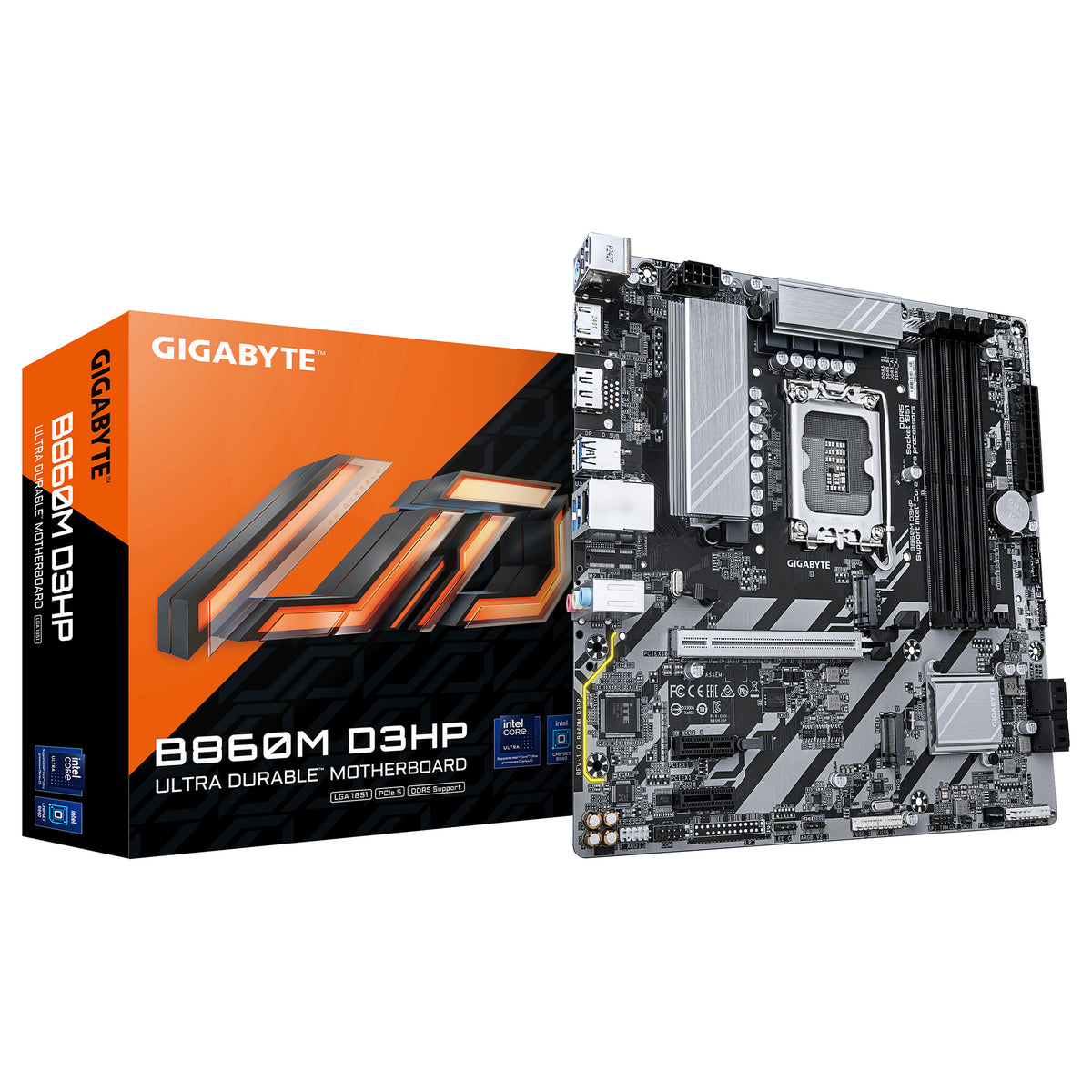 Motherboard Gigabyte GIGA B860M D3HP S1851 / DDR5 / µATX - Gigabyte