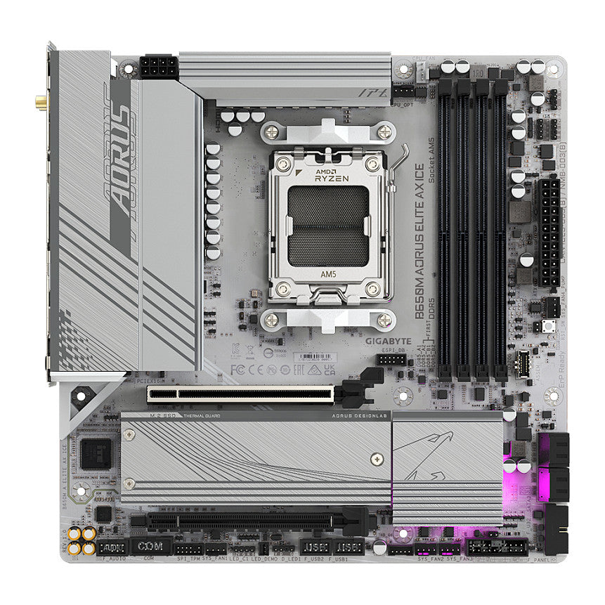 Motherboard Gigabyte B650M A ELITE AX ICE (B650.AM5.mATX.DDR5) - Gigabyte
