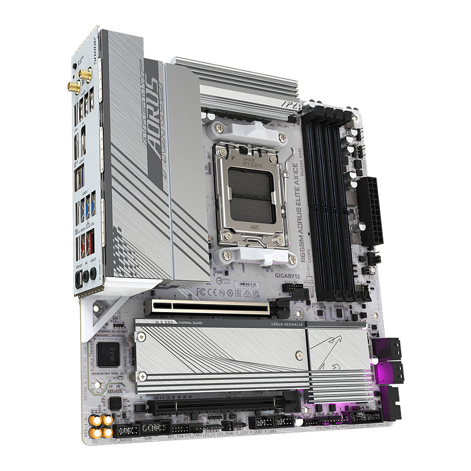 Motherboard Gigabyte B650M A ELITE AX ICE (B650.AM5.mATX.DDR5) - Gigabyte