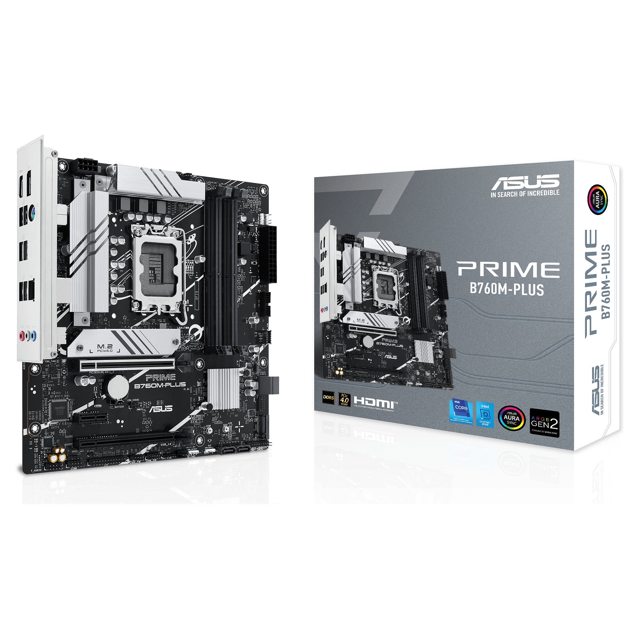 Motherboard ASUS PRIME B760M-PLUS (Intel.1700.DDR5.mATX) - ASUS