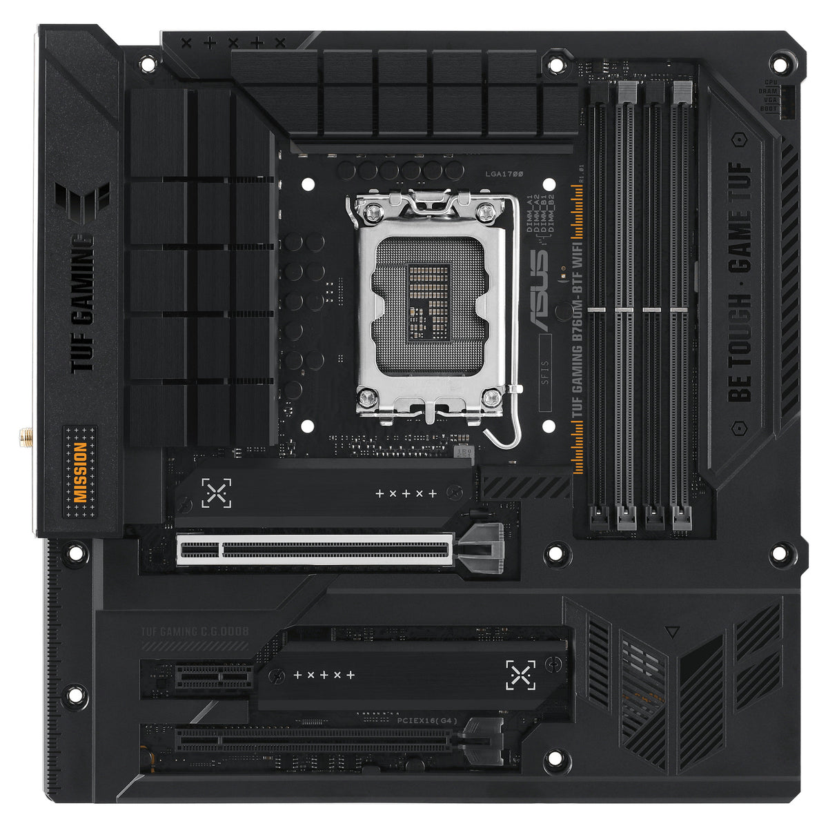 Motherboard ASUS TUF GAMING B760M-BTF WIFI (Intel.1700.DDR5.mATX) - ASUS
