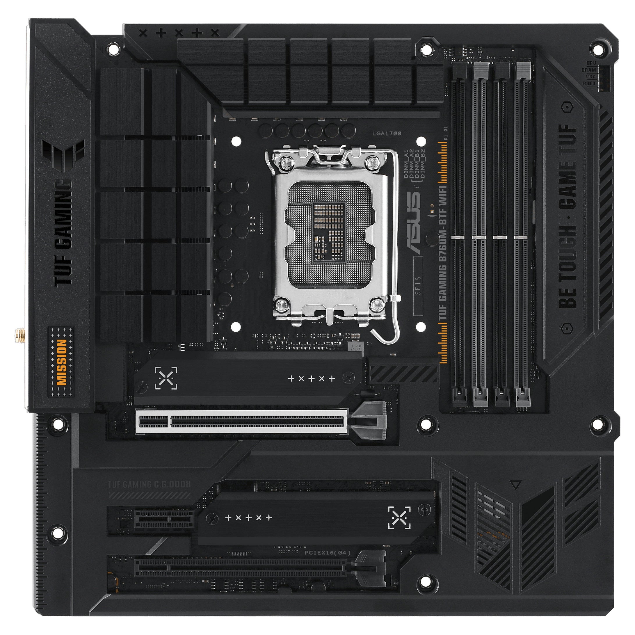 Motherboard ASUS TUF GAMING B760M-BTF WIFI (Intel.1700.DDR5.mATX) - ASUS