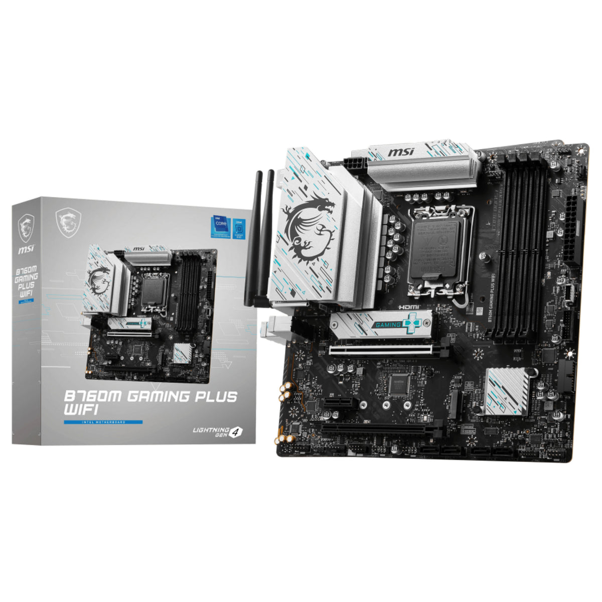 Motherboard MSI MAG B760M Gaming Plus Wifi (B760.S1700.mATX.DDR5) - MSI