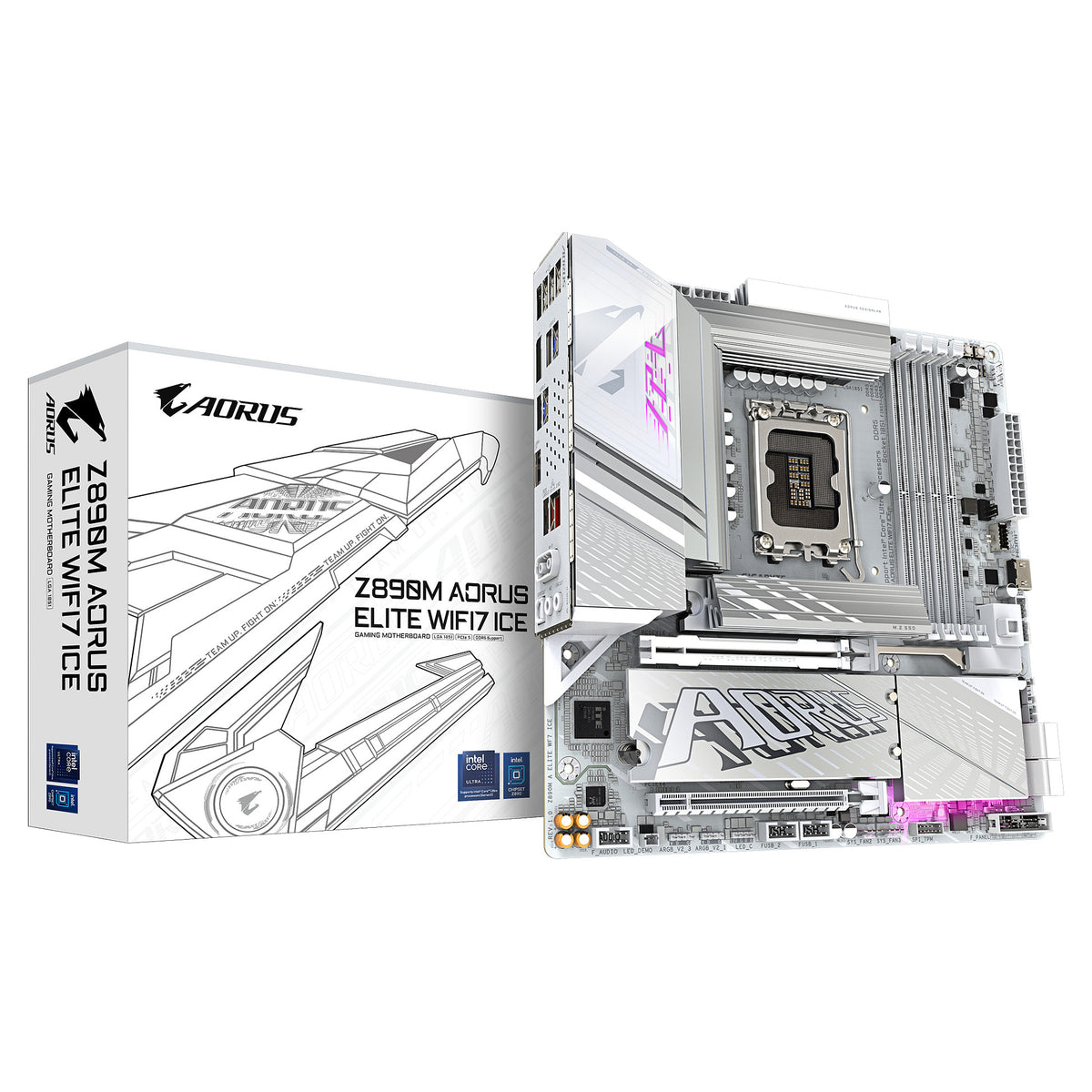 Motherboard Gigabyte Z890M A Elite WF7 ICE (Z890.S1851.mATX.DDR5) - Gigabyte