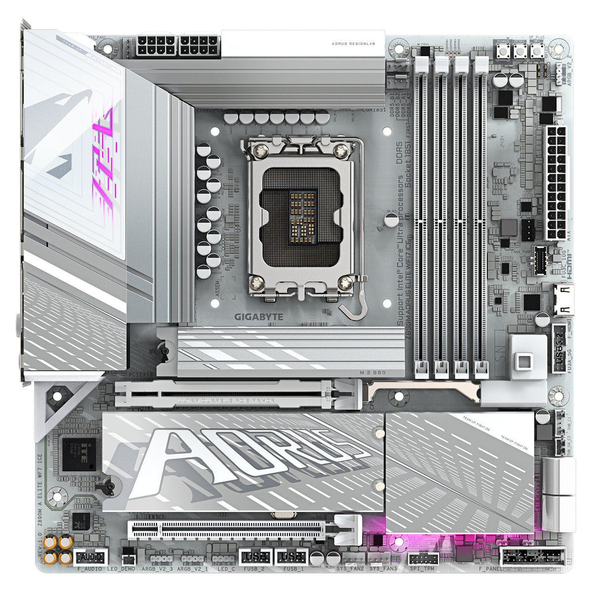 Motherboard Gigabyte Z890M A Elite WF7 ICE (Z890.S1851.mATX.DDR5) - Gigabyte