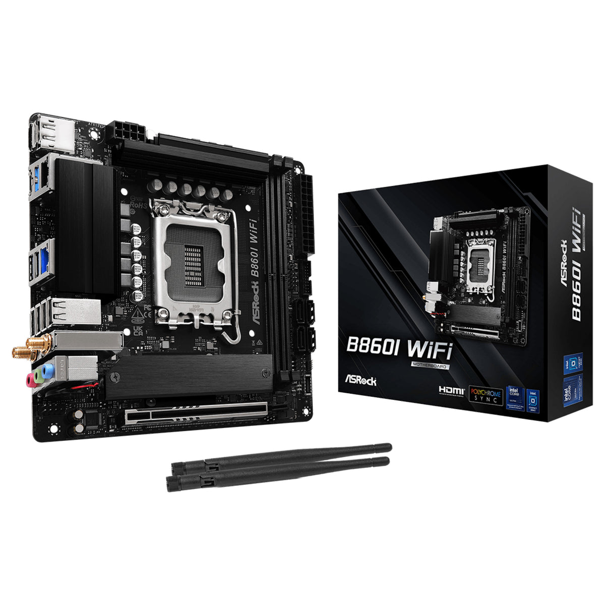 Motherboard ASRock B860I WiFi 1851 mITX HDMI / DP DDR5 - ASRock