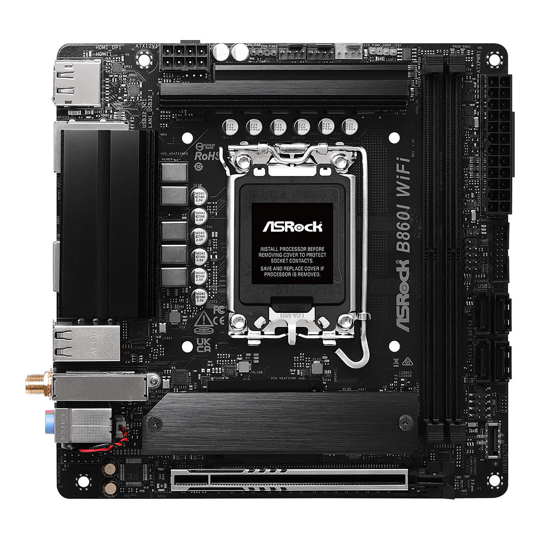 Motherboard ASRock B860I WiFi 1851 mITX HDMI / DP DDR5 - ASRock