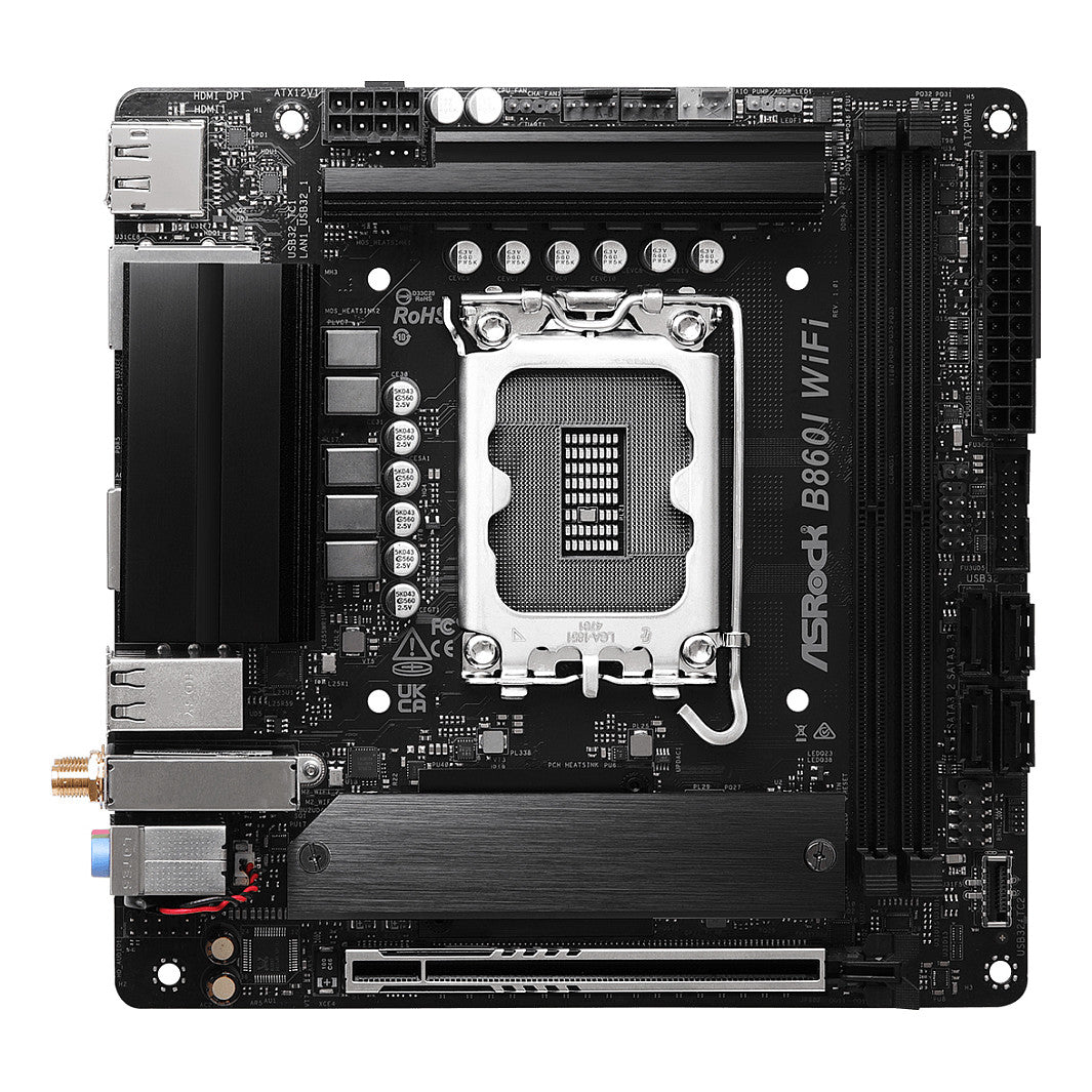 Motherboard ASRock B860I WiFi 1851 mITX HDMI / DP DDR5 - ASRock