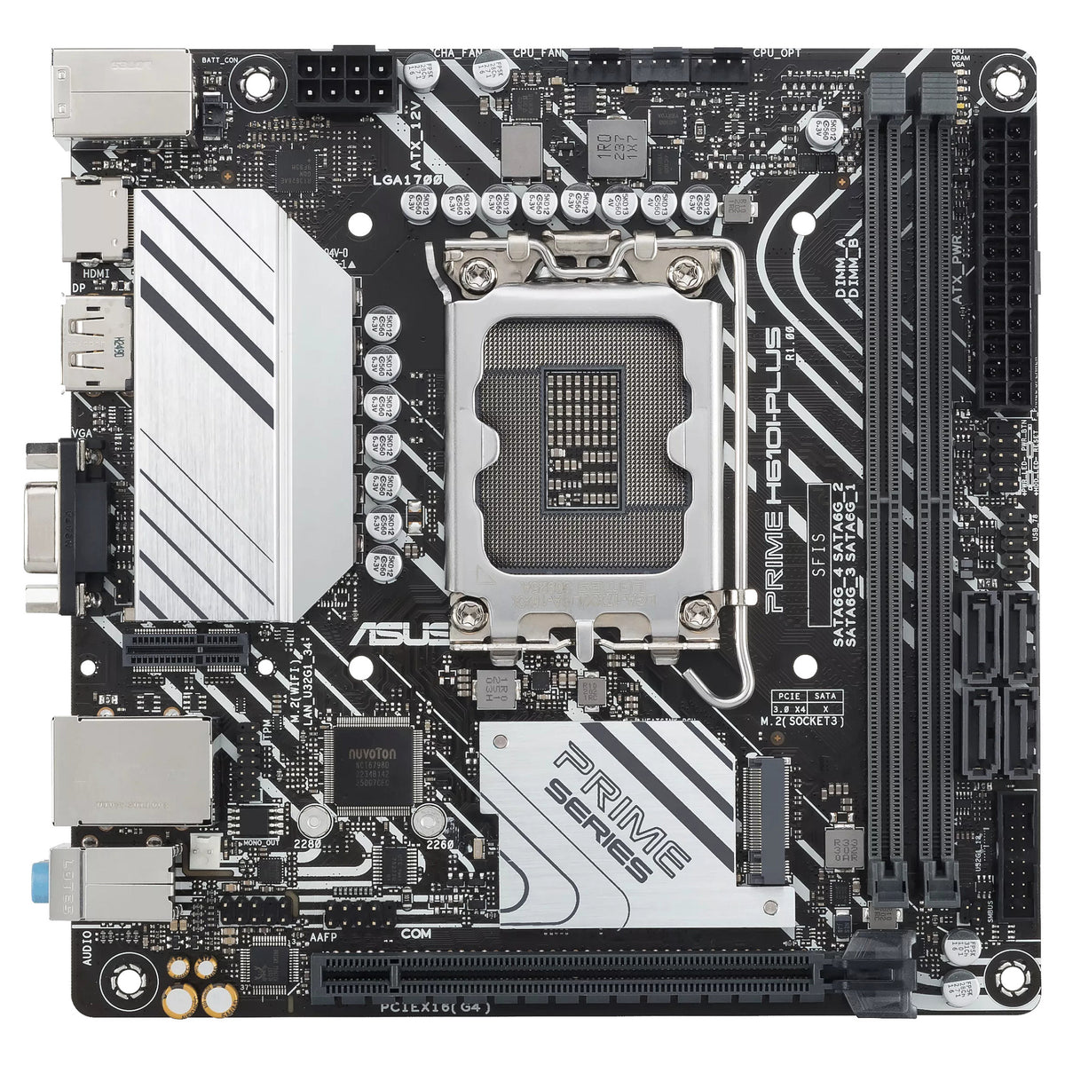 Motherboard ASUS PRIME H610I-PLUS-CSM (AMD.AM4.DDR4.mATX) - ASUS