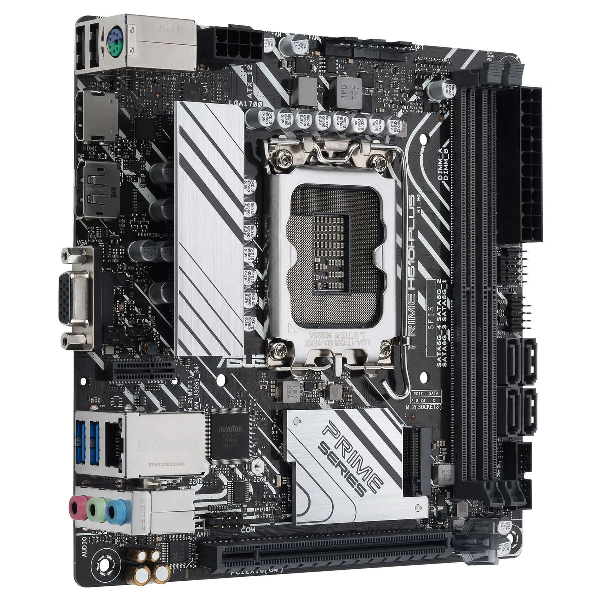 Motherboard ASUS PRIME H610I-PLUS-CSM (AMD.AM4.DDR4.mATX) - ASUS