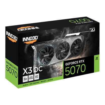 RTX 5070 12GB Inno 3D X3 OC GDDR7 3 Fan - Inno3D