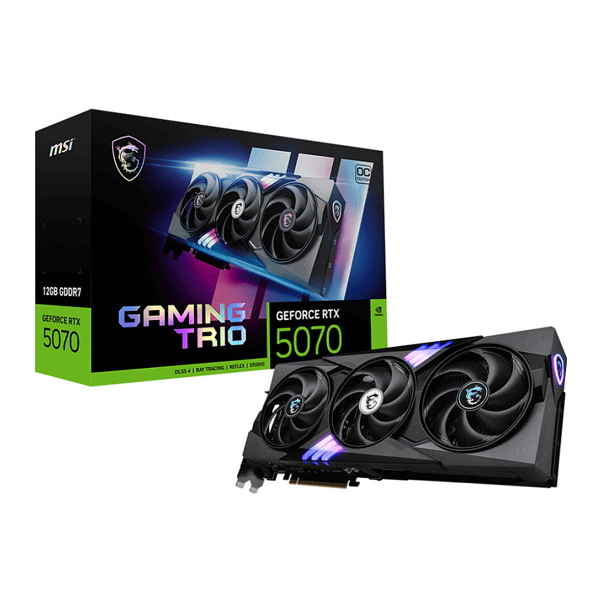 RTX 5070 12GB MSI Gaming Trio OC GDDR 3 Fan - MSI
