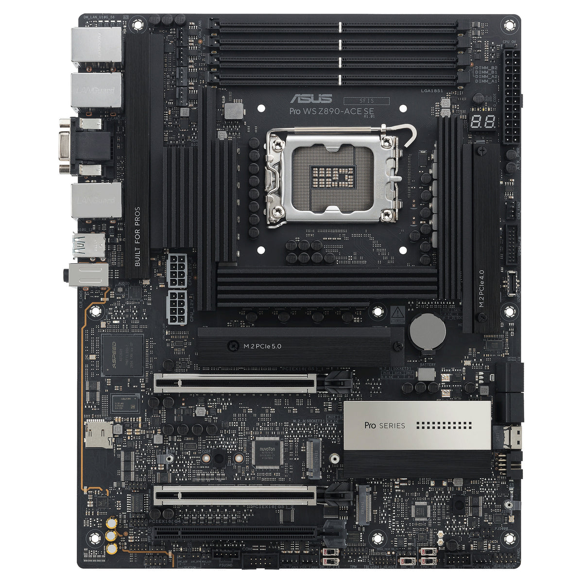 Motherboard ASUS MB PRO WS Z890-ACE SE (Intel.1851.DDR5.mATX) - ASUS