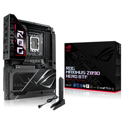 Motherboard ASUS MB ROG MAXIMUS Z890 HERO BTF (Intel.LGA1851.DDR5.ATX) - ASUS