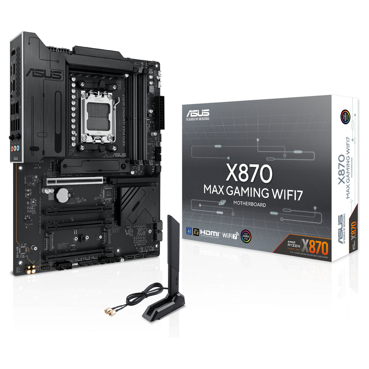 Motherboard ASUS MB X870 MAX GAMING WIFI7 (AMD.AM5.DDR5.ATX) - ASUS