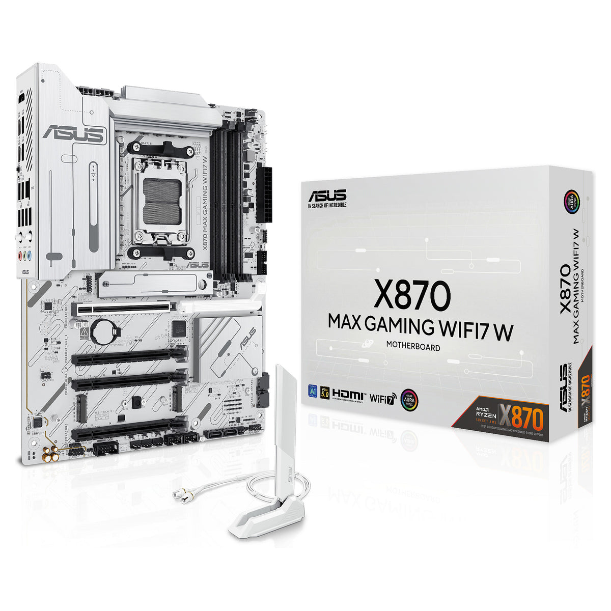 Motherboard ASUS MB X870 MAX GAMING WIFI7 W (AMD.AM5.DDR5.ATX) - ASUS