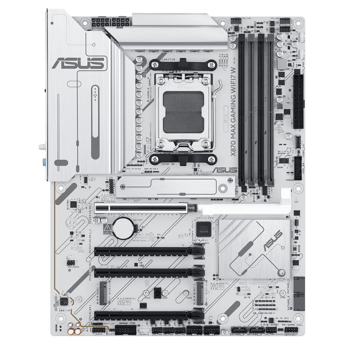 Motherboard ASUS MB X870 MAX GAMING WIFI7 W (AMD.AM5.DDR5.ATX) - ASUS