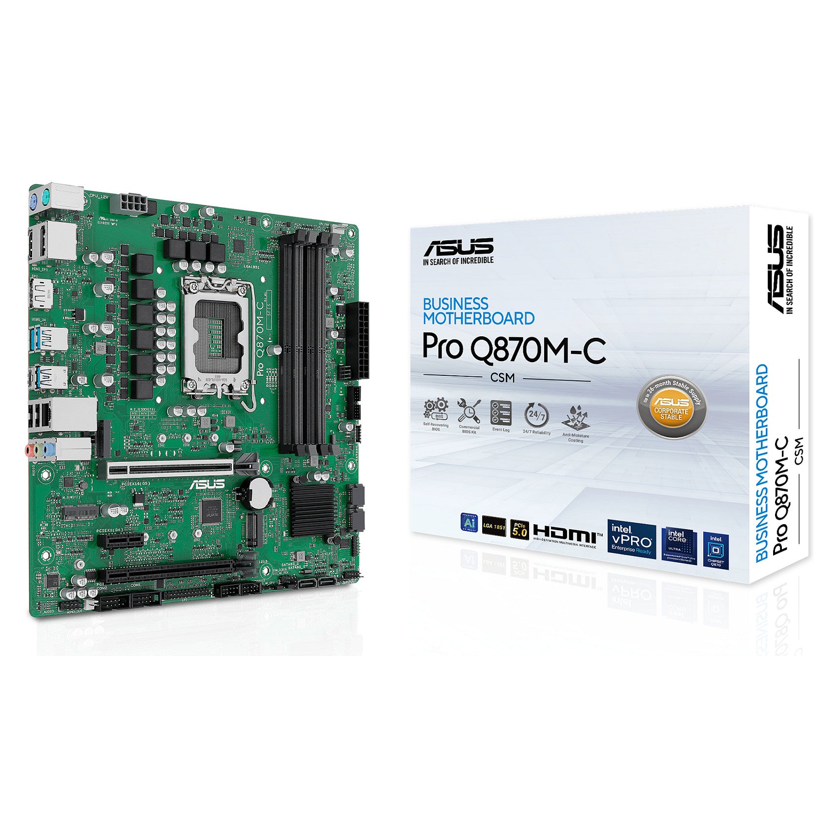 Motherboard ASUS PRO Q870M-C-CSM - ASUS