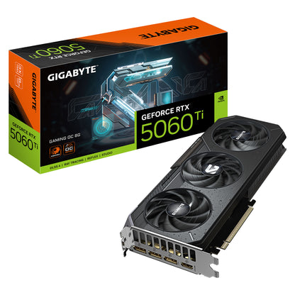 RTX 5060 Ti 8GB Gigabyte Gaming OC GDDR7 3 Fan - Gigabyte