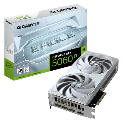 RTX 5060 TI 8GB Gigabyte EAGLE OC ICE GDDR7 - Gigabyte