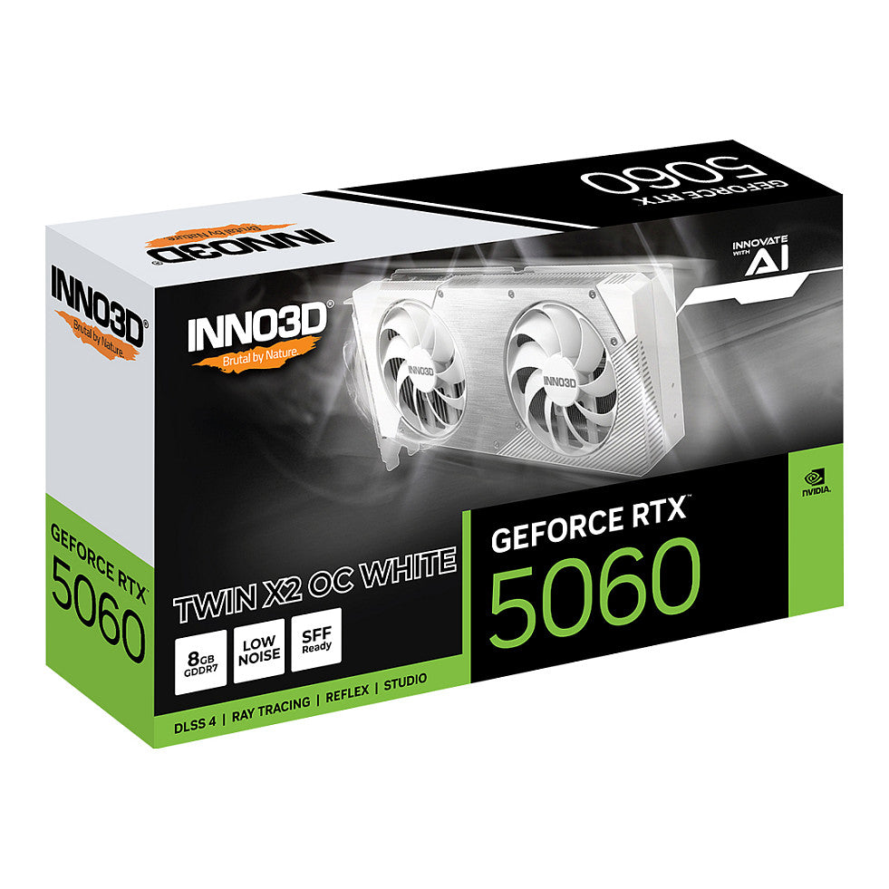 RTX 5060 8GB Inno3D Twin X2 OC 8GB GDDR7 white - Inno3D