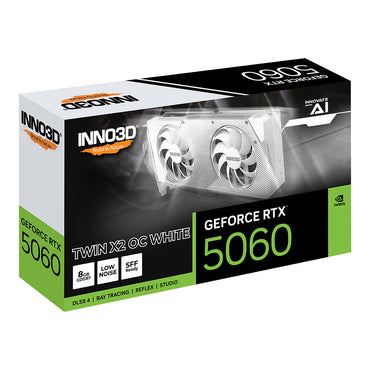 RTX 5060 8GB Inno3D Twin X2 OC 8GB GDDR7 white - Inno3D